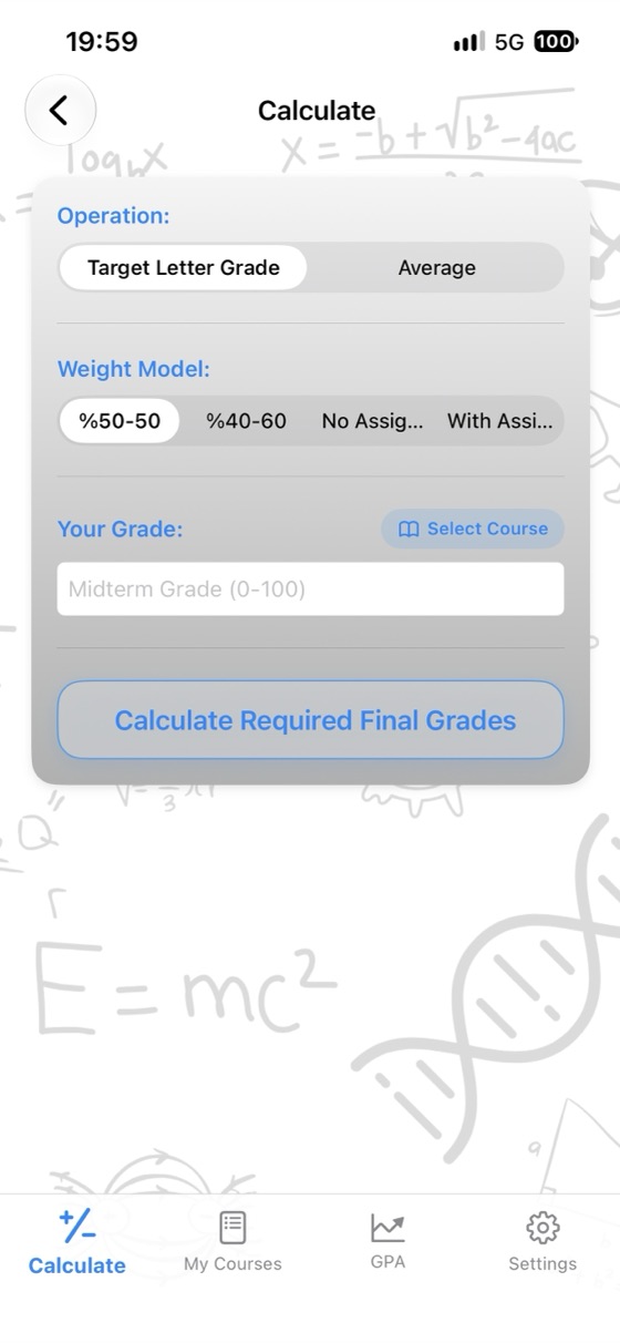 Calculate