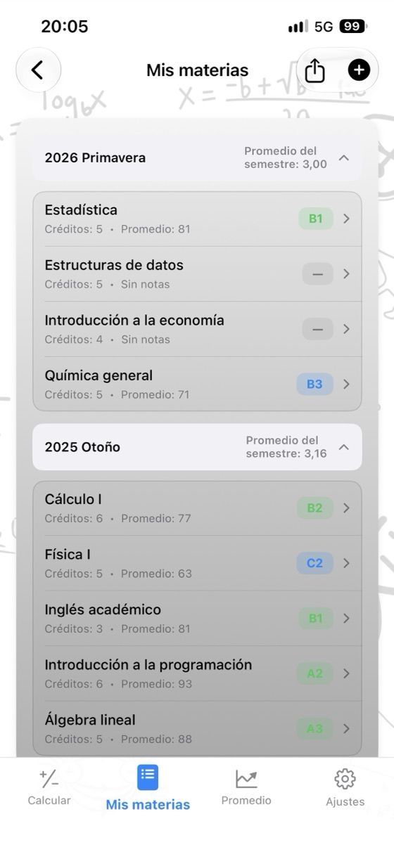 Mis materias