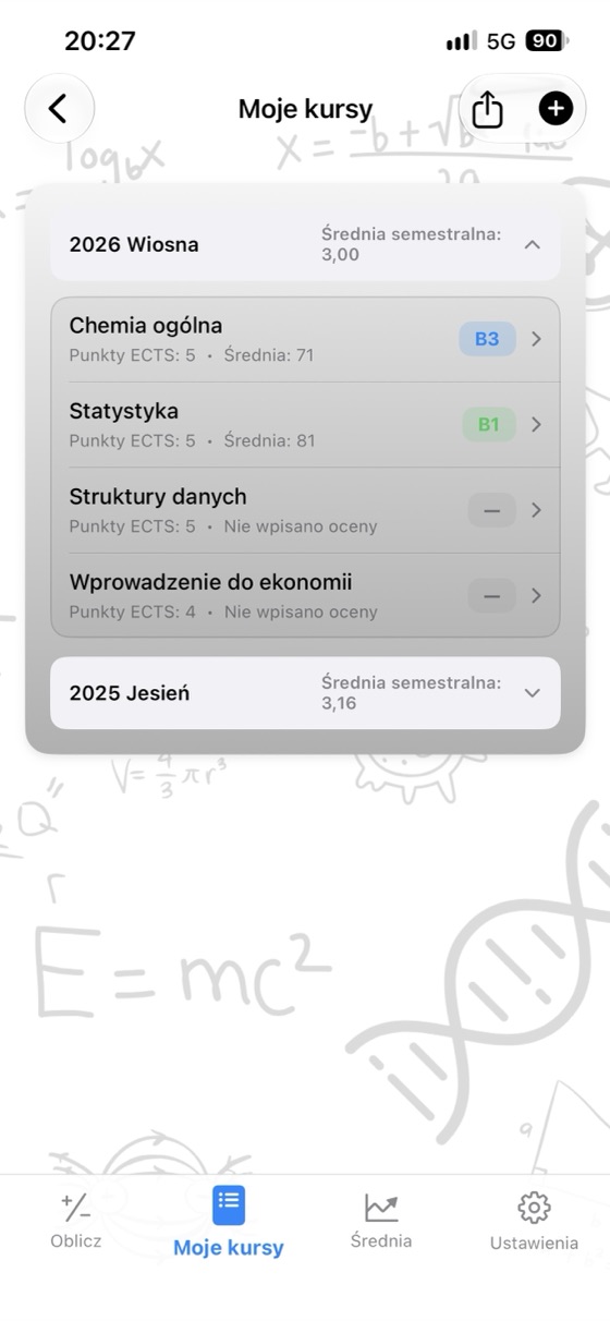 Moje kursy